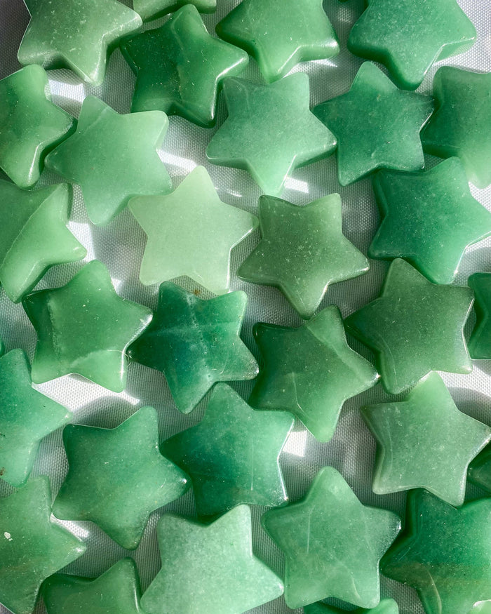 Green Aventurine Star