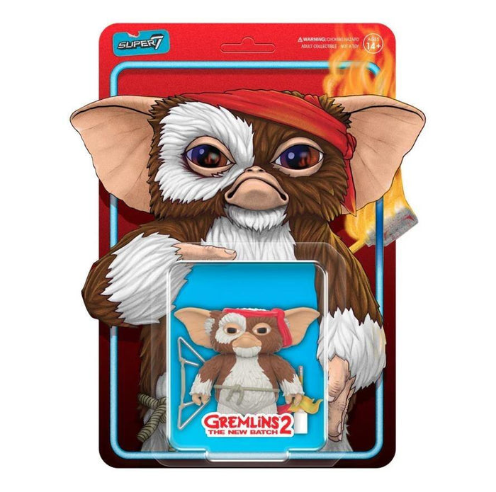 Gremlins ReAction Action Figures - Battle Ready Gizmo (Character Card)