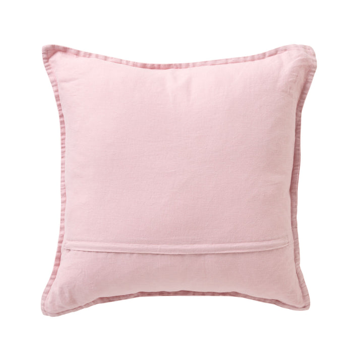 Hamptons French Linen Cushion Dusty Mauve 50x50cm