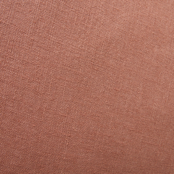 Hamptons French Linen Cushion Terracotta 50x50cm