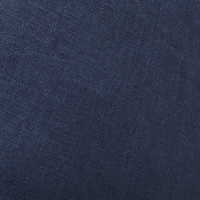 Hamptons French Linen Cushion Washed Navy 50x50cm