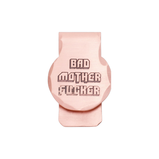 Hand Forged® BMF Players Badge Copper Money Clip