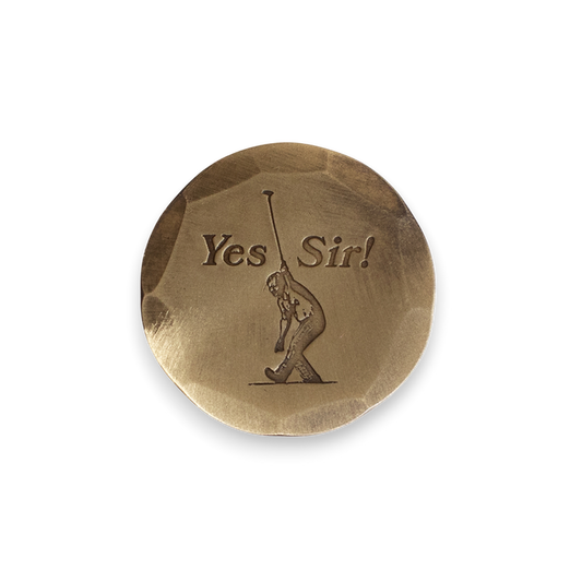 Hand Forged® Jack Nicklaus "Yes Sir!" Ball Marker - Bronze