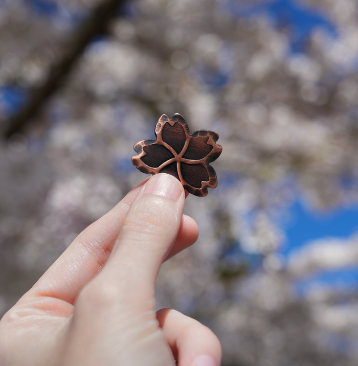 Hand Forged® Sakura Ball Marker - Copper