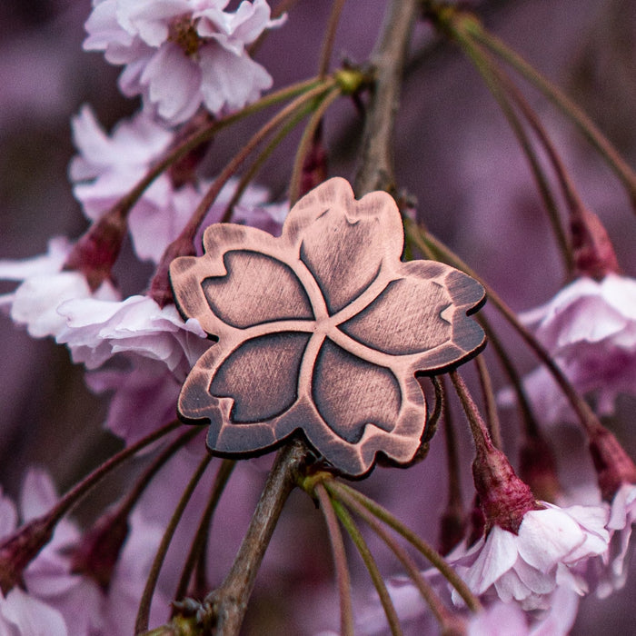 Hand Forged® Sakura Ball Marker - Copper