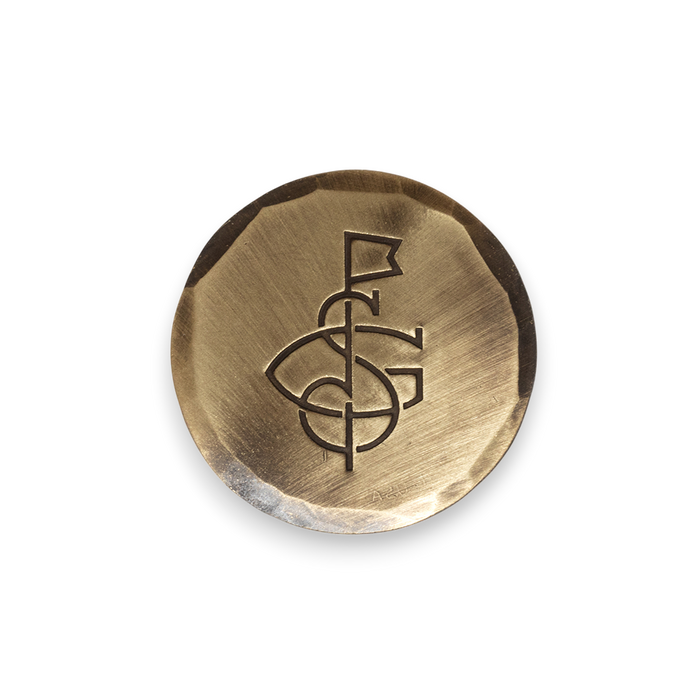 Hand Forged® SG Flag Ball Marker - Bronze