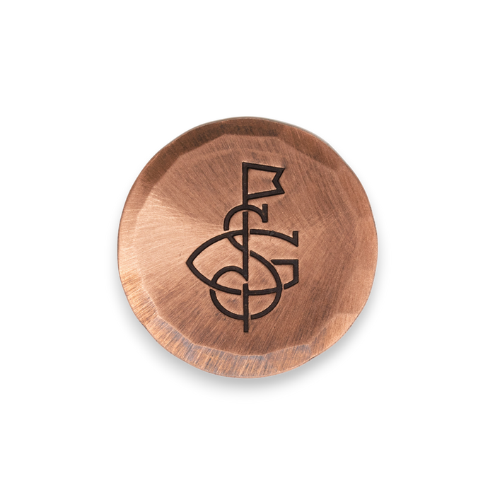 Hand Forged® SG Flag Ball Marker - Copper