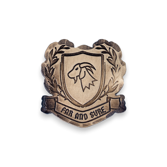Hand Forged® The Crested Goat Ball Marker - Bronze