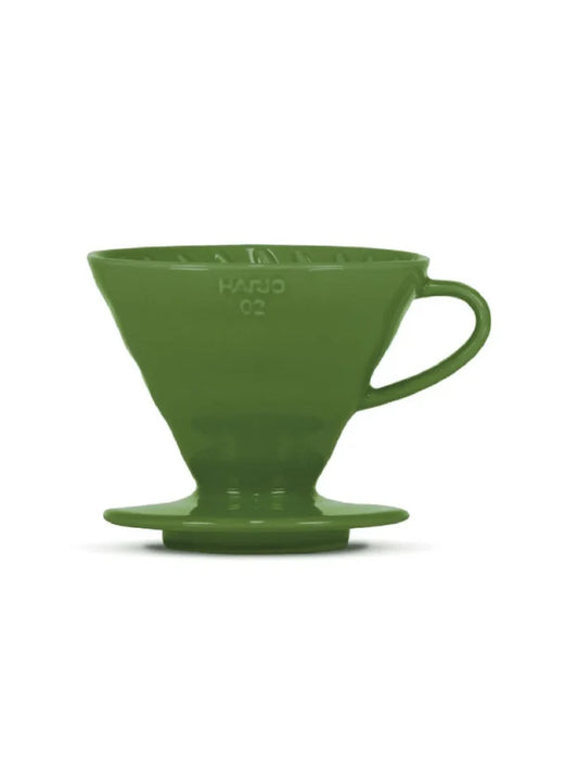 HARIO V60-02 CERAMIC DRIPPER-DARK GREEN