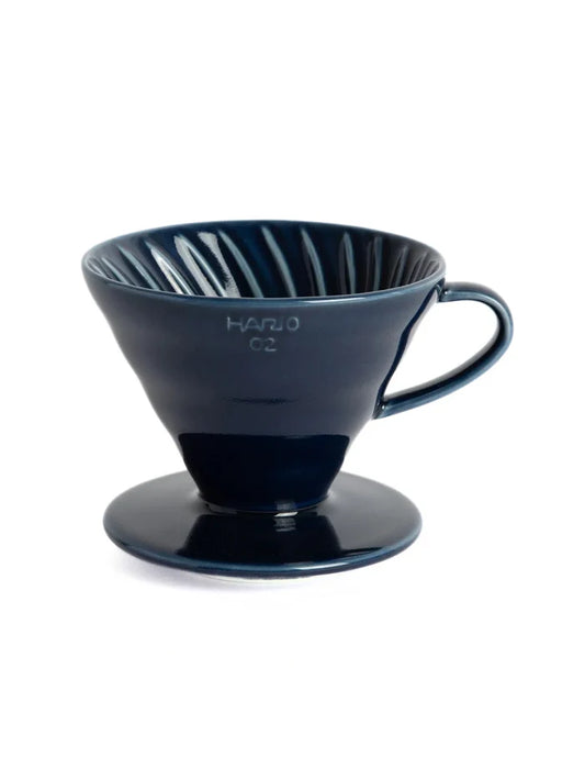 HARIO V60-02 CERAMIC DRIPPER-NAVY