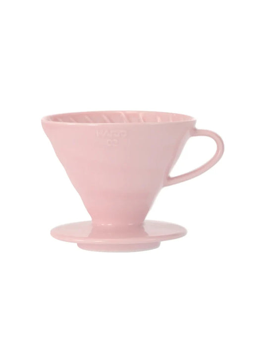 HARIO V60-02 CERAMIC DRIPPER-PALE PINK