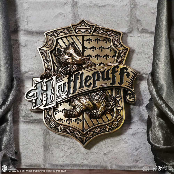 Harry Potter 20cm Bronze Hanging Wall Plaque - Hufflepuff