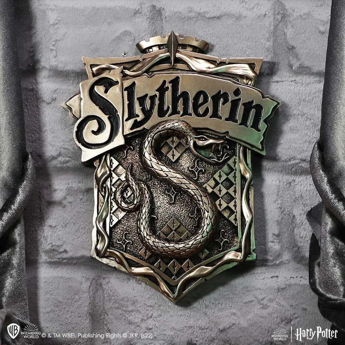 Harry Potter 20cm Bronze Hanging Wall Plaque - Slytherin