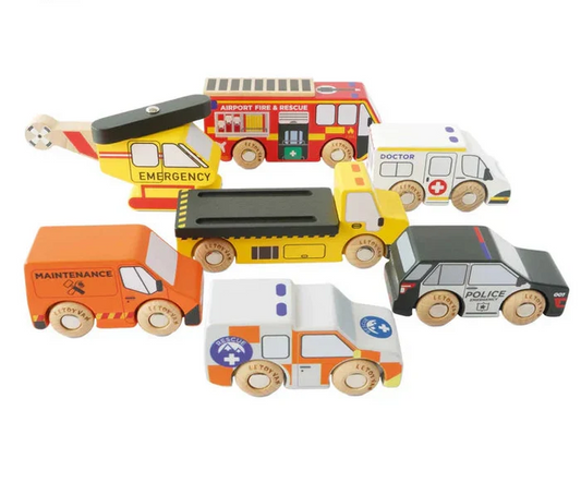 HELICOPTER & RESCUE CARS