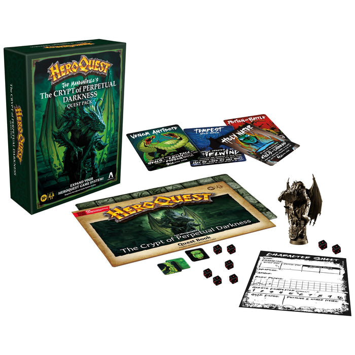 Heroquest Game System Quest Pack - Joe Manganiello's The Crypt Of Perpetual Darkness