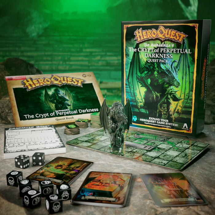Heroquest Game System Quest Pack - Joe Manganiello's The Crypt Of Perpetual Darkness