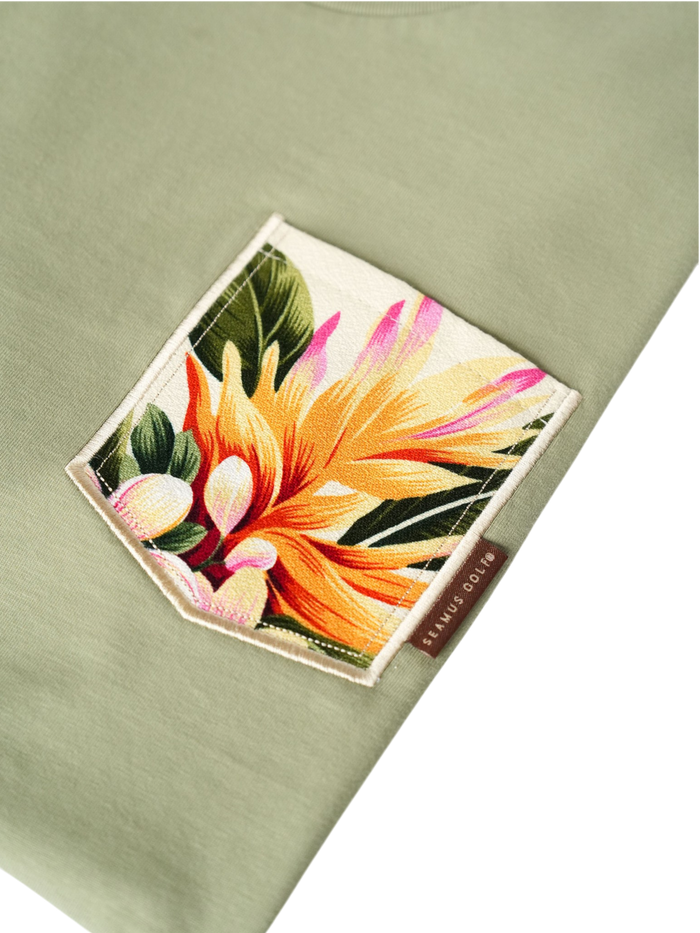 Hiwahiwa Pocket Tee Shirt - Pistachio