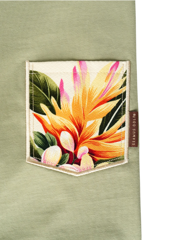Hiwahiwa Pocket Tee Shirt - Pistachio