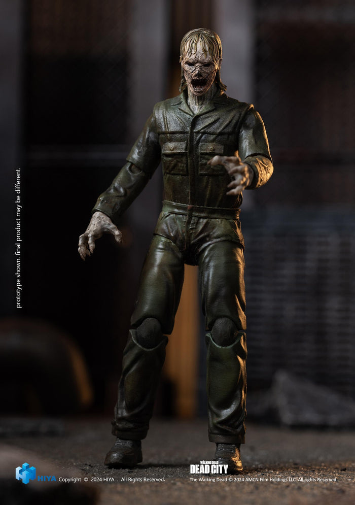 HIYA Toys The Walking Dead: Daryl Dixon 1:18 Scale Action Figures - Dark Eyes Walker