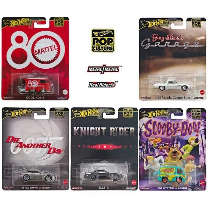 Hot Wheels Premium Pop Culture 2024 Vehicle Mix 1 - Set of 5