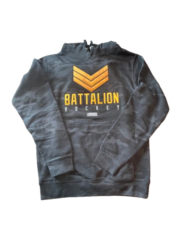 IND Hoodie Adult Black Camo