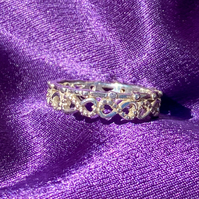 Infinity 925 Sterling Silver Ring