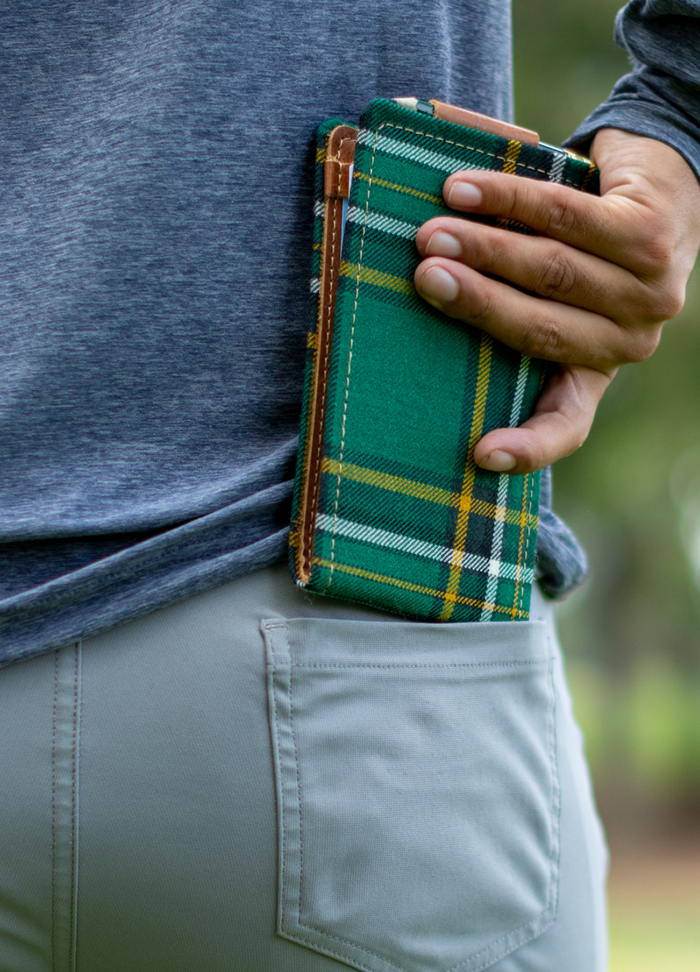 Irish National Tartan Yardage Book Cover