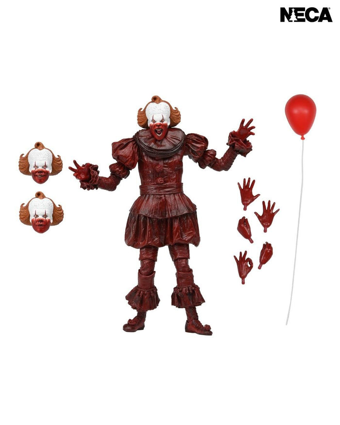 IT: Welcome To Derry Ultimate 7 Inch Scale Action Figure - Blood Pennywise