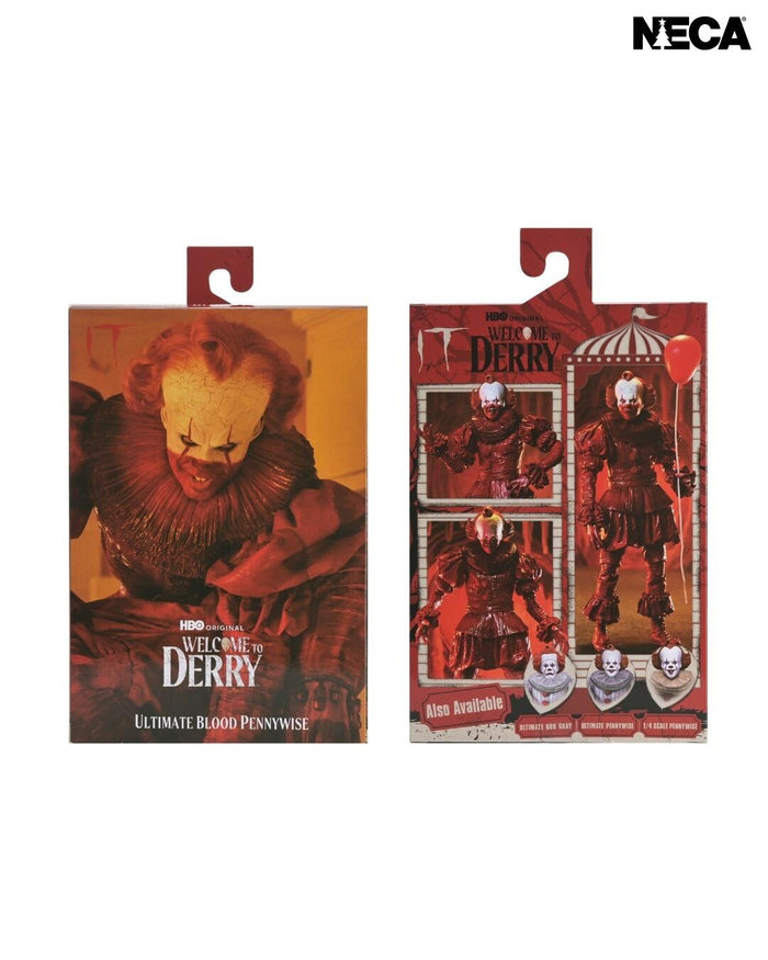 IT: Welcome To Derry Ultimate 7 Inch Scale Action Figure - Blood Pennywise