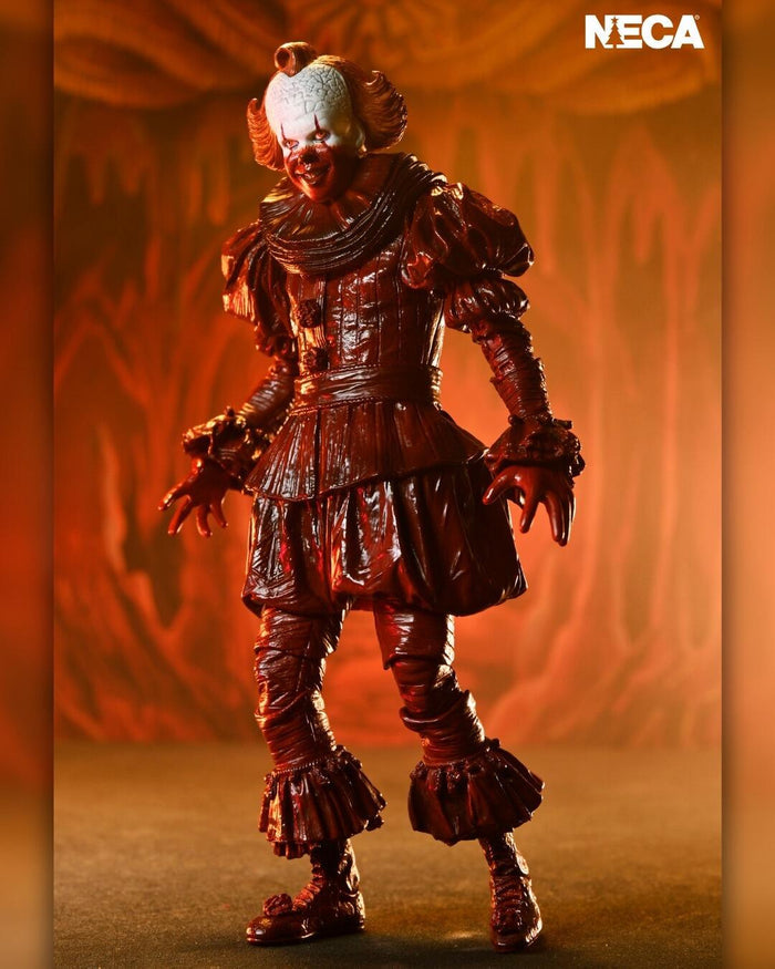 IT: Welcome To Derry Ultimate 7 Inch Scale Action Figure - Blood Pennywise