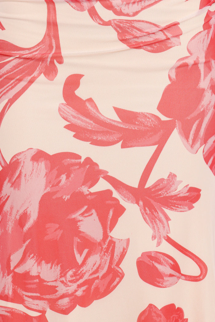 Petal and Pup USA DRESSES Jasmine Maxi Dress - Red Floral