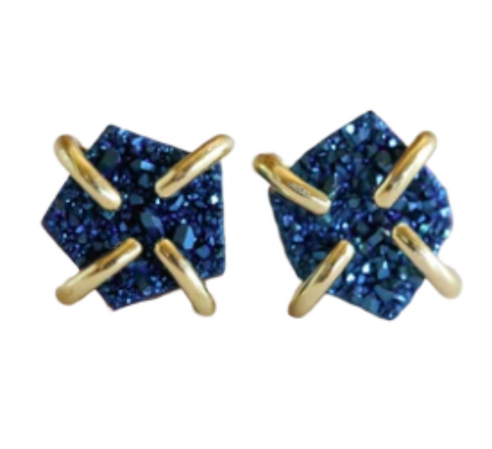 JaxKelly Druzy Prong Earrings