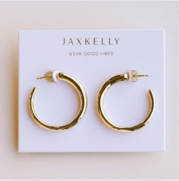 JaxKelly Everyday Gold Hoops