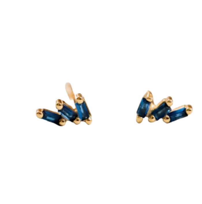 JaxKelly Offset Trio Earrings