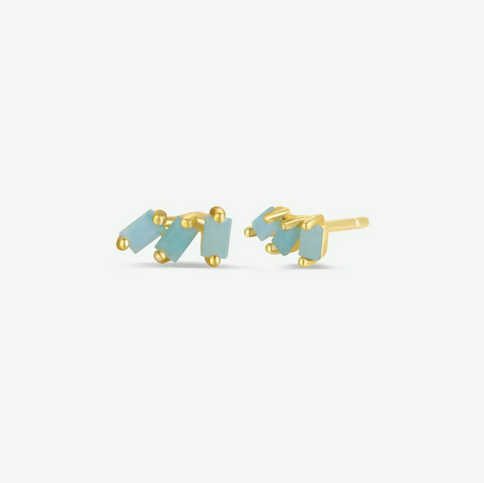 JaxKelly Offset Trio Earrings