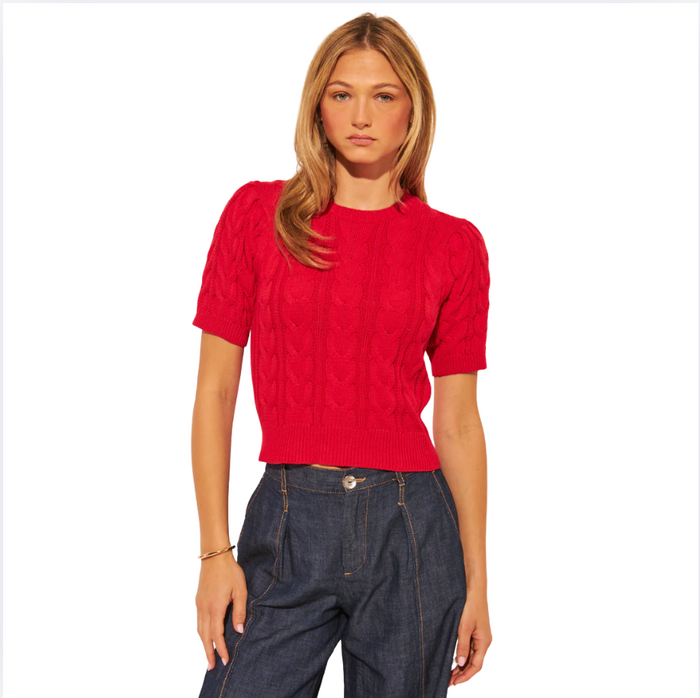 John & Jenn Percy Short Sleeve Sweater