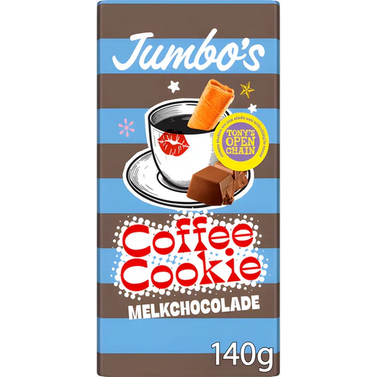 JUMBO'S COFFEE & COOKIE MILK CHOCOLATE