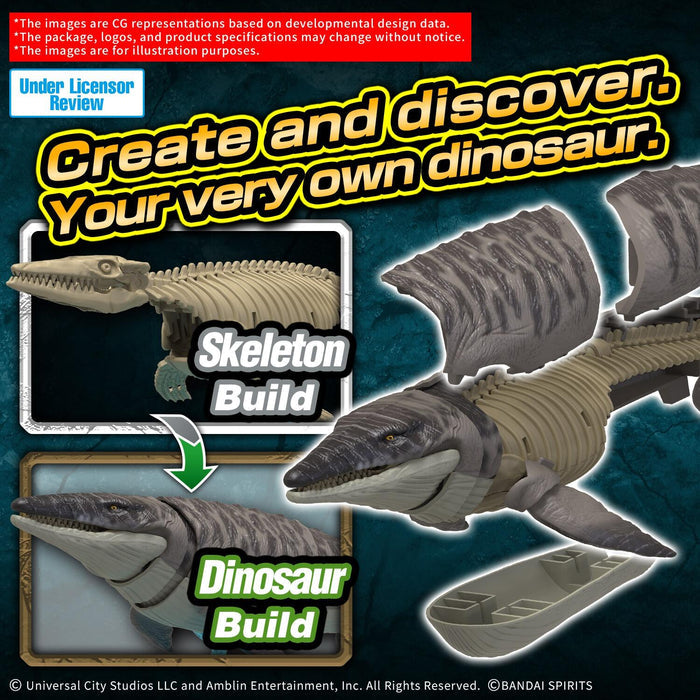 Jurassic World Rebirth Plannosaurus Dinosaur Model Kit - Mosasaurus