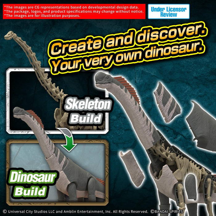 Jurassic World Rebirth Plannosaurus Dinosaur Model Kit - Titanosaurus