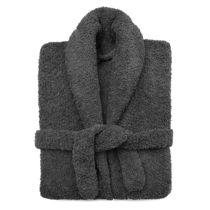 Slate / XS Custom Kashwére Shawl Collar Robe - Corporate Gifts