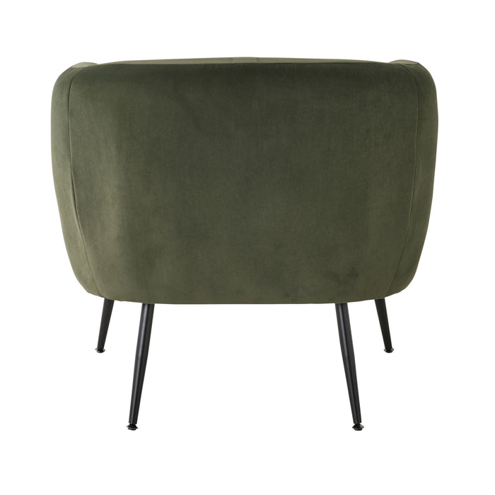 Kianna Occasional Chair Velvet Eucalyptus Green
