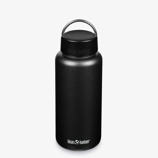 KLEAN KANTEEN 40 OZ WIDE WITH LOOP CAP/BLACK