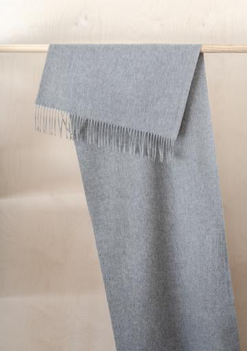 LAMBSWOOL OVERSIZED SCARF GREY MELANGE