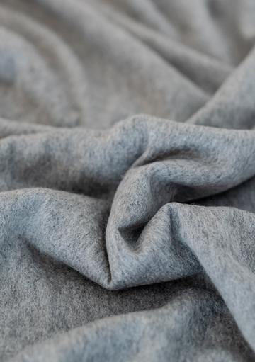 LAMBSWOOL OVERSIZED SCARF GREY MELANGE