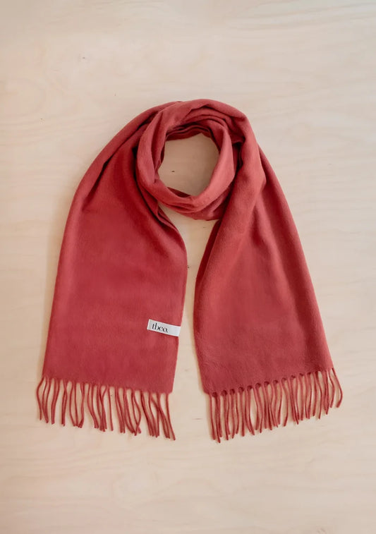 LAMBSWOOL OVERSIZED SCARF MULBERRY