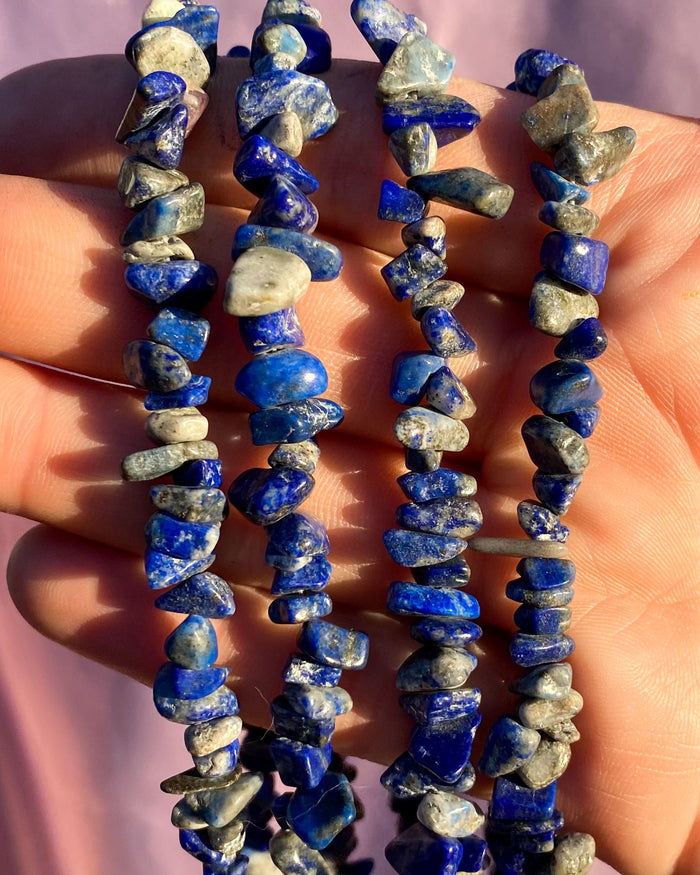 Lapis Lazuli Chip Necklace