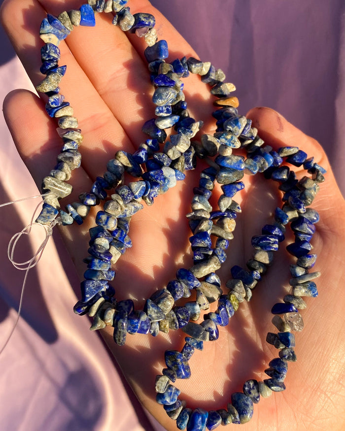 Lapis Lazuli Chip Necklace