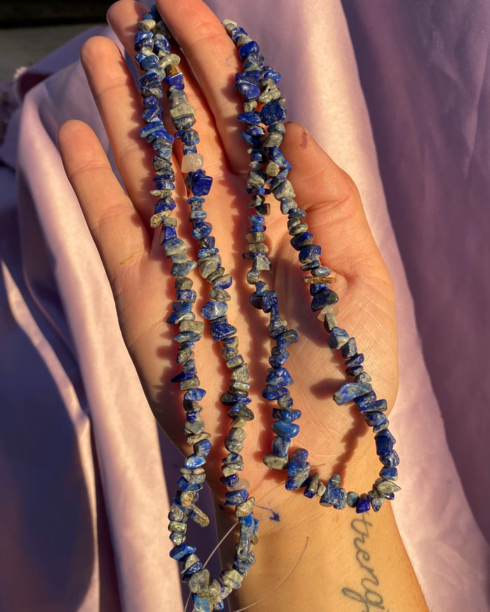 Lapis Lazuli Chip Necklace