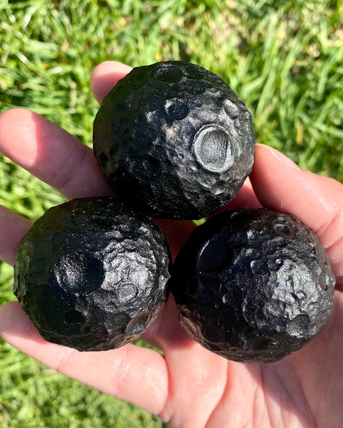 Large Obsidian Full Moon Sphere