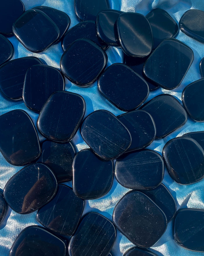LARGE Obsidian Smooth Stone